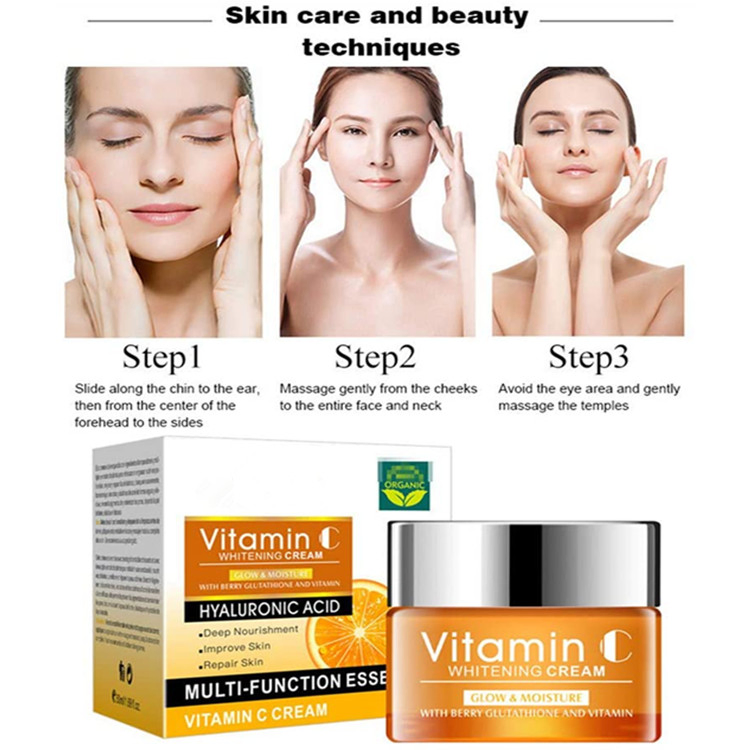 Natural Whitening Vitamin C Glow Moisturizing Multi-Function Cream with Berry Glutathione and Vitamin