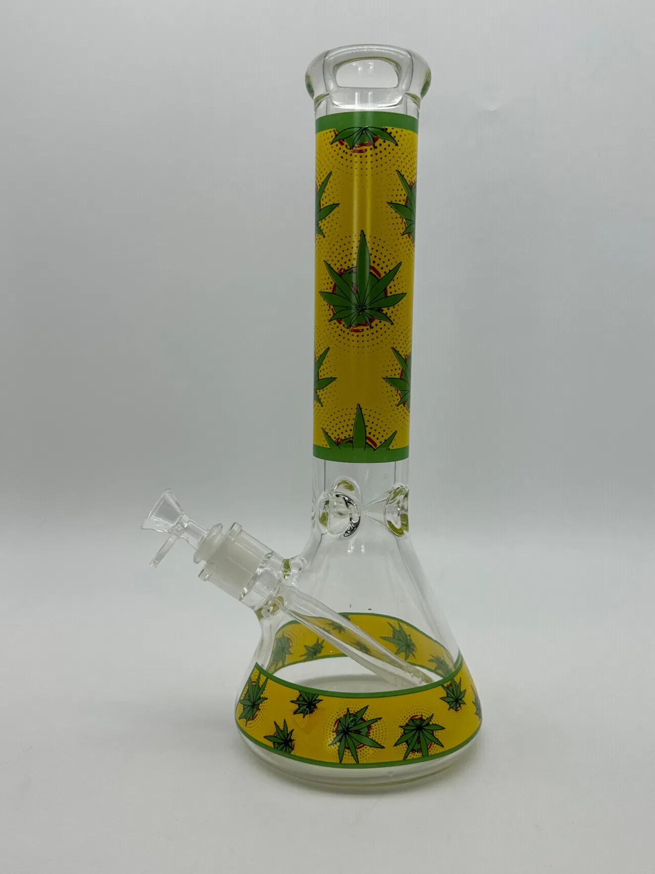Newauto Glass Water Pipe with 350mm Height for Smooth Hits