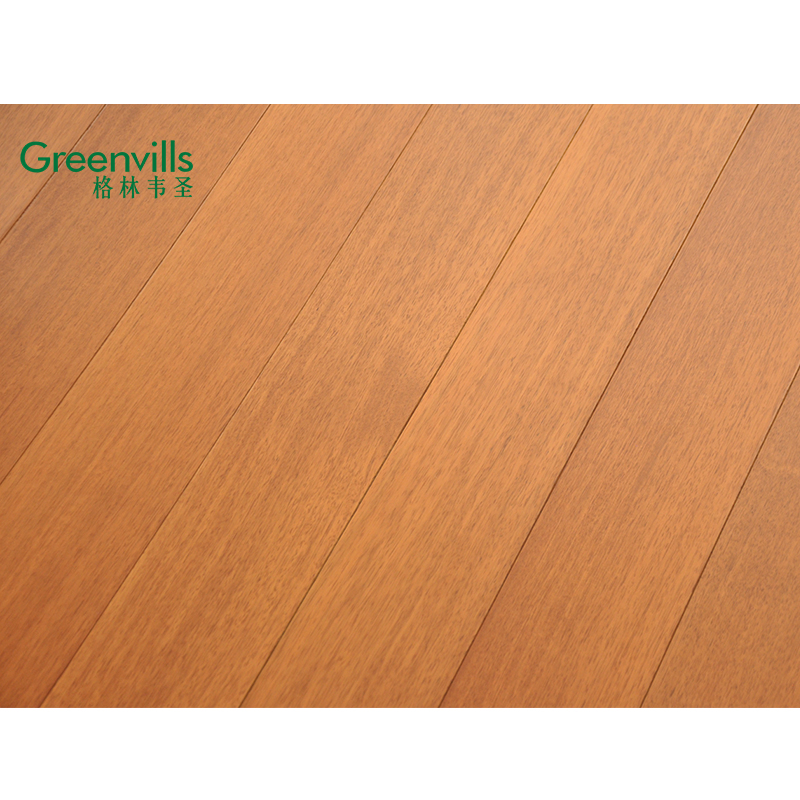 Hot Sale Asian Taun Hand Scraped Smooth Wheat Color Hardwood Flooring