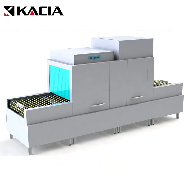 Basket Washing Equipment Industry Crate Long Line Conveyor Dishwasher