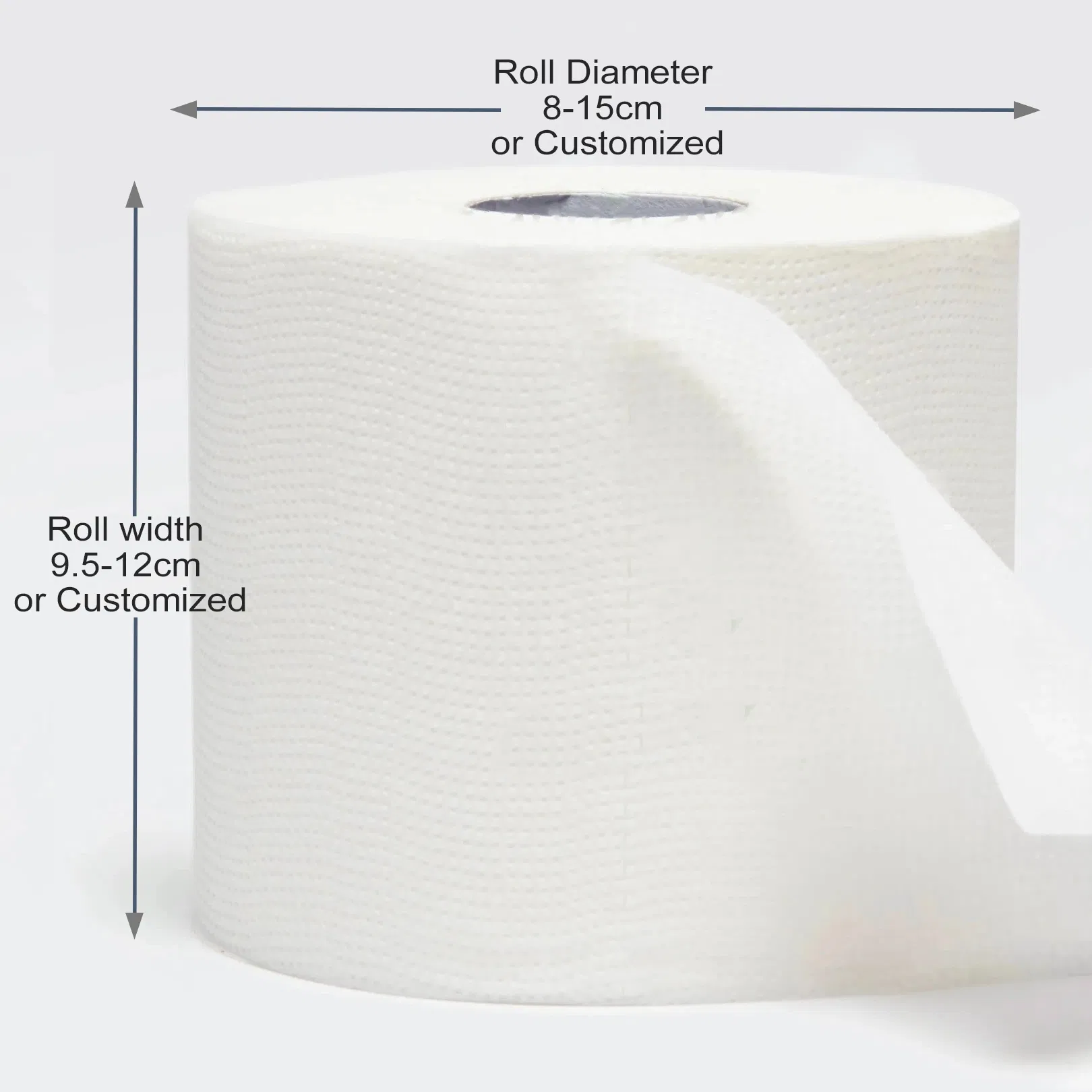 Eco Friendly Custom Brand Tree Free Biodegradable 3ply Bamboo Toilet Paper