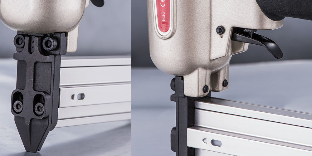 Пневматический гвоздезабиватель KYA F50, 18 калибр