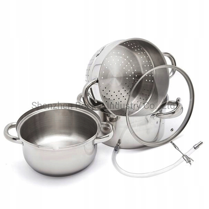 Соковарка-пароварка 8 л, нержавеющая сталь