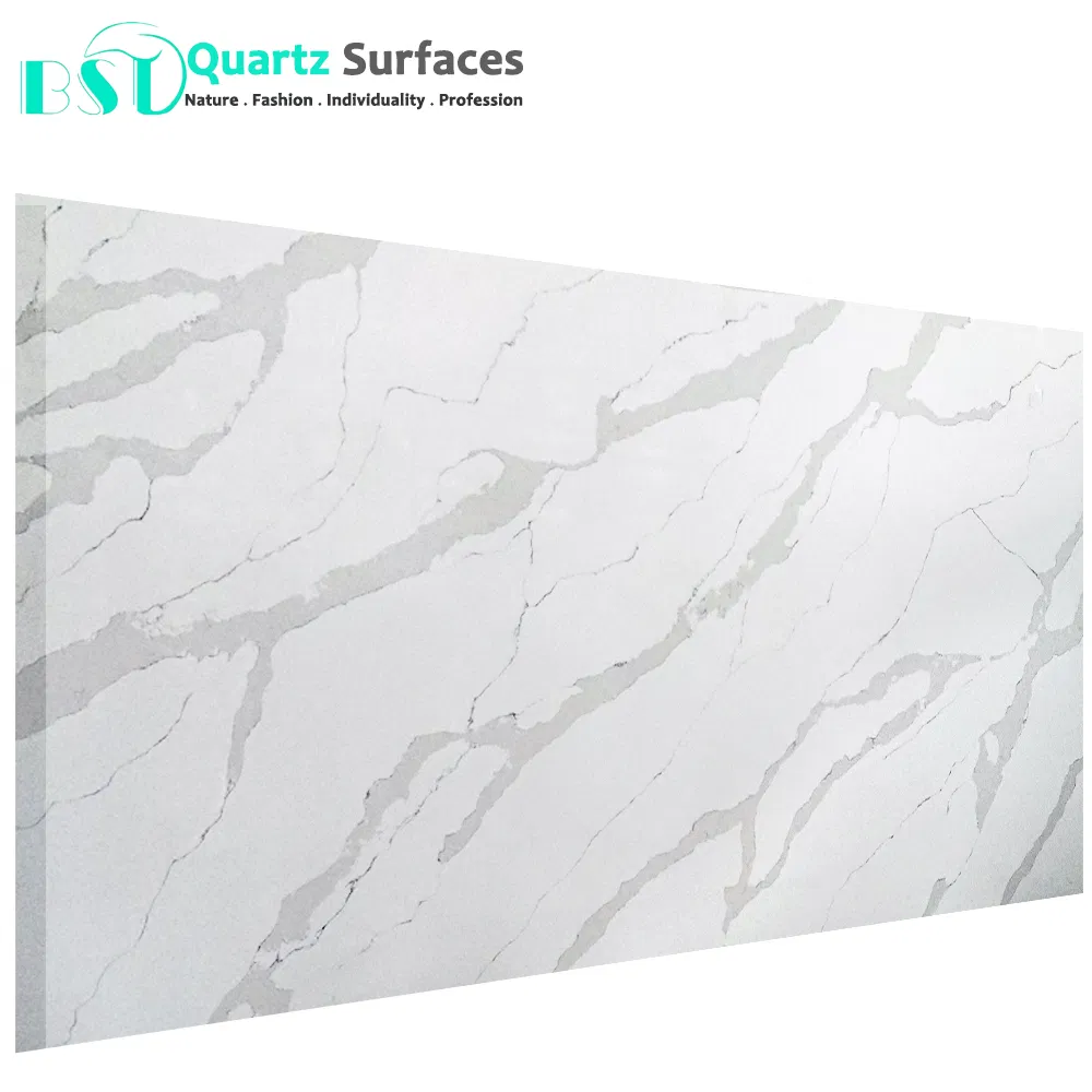 Calacatta White Artificial Quartz Stone Slab