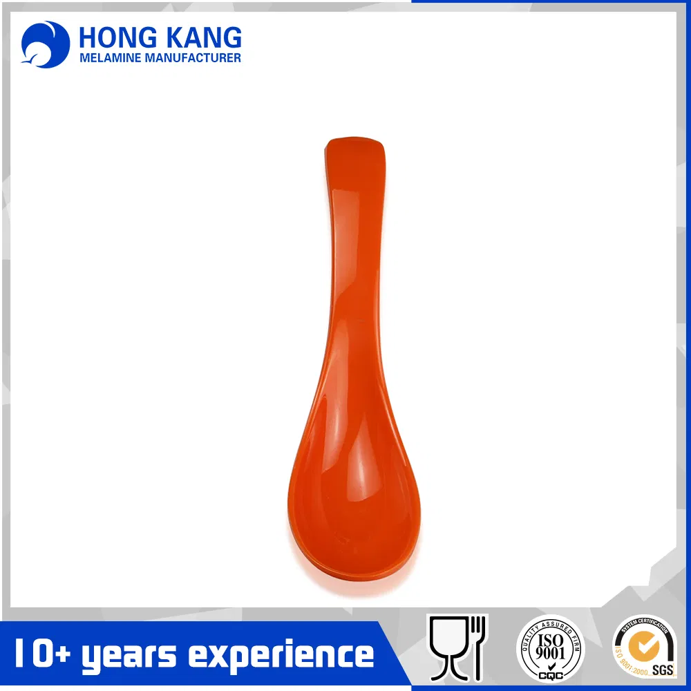 Custom Logo Unicolor Melamine Soup Table Ware Kid Spoon