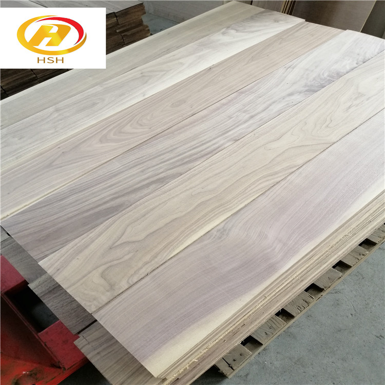 1.5mm Grade ABC Veneer Lamella Floor Sawn Sliced Walnut