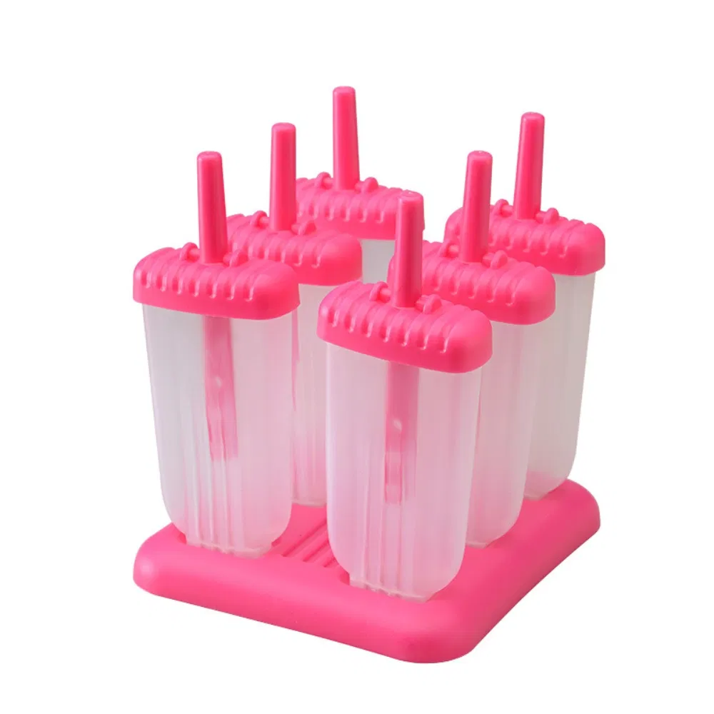 Формы для фруктового льда, 6 шт, с крышкой