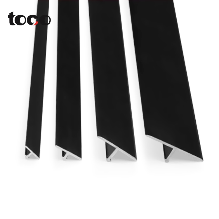 Polished Aluminium Metal T-Shape Ceramic Decoration Profile Strips Wall Tile Edge Trim
