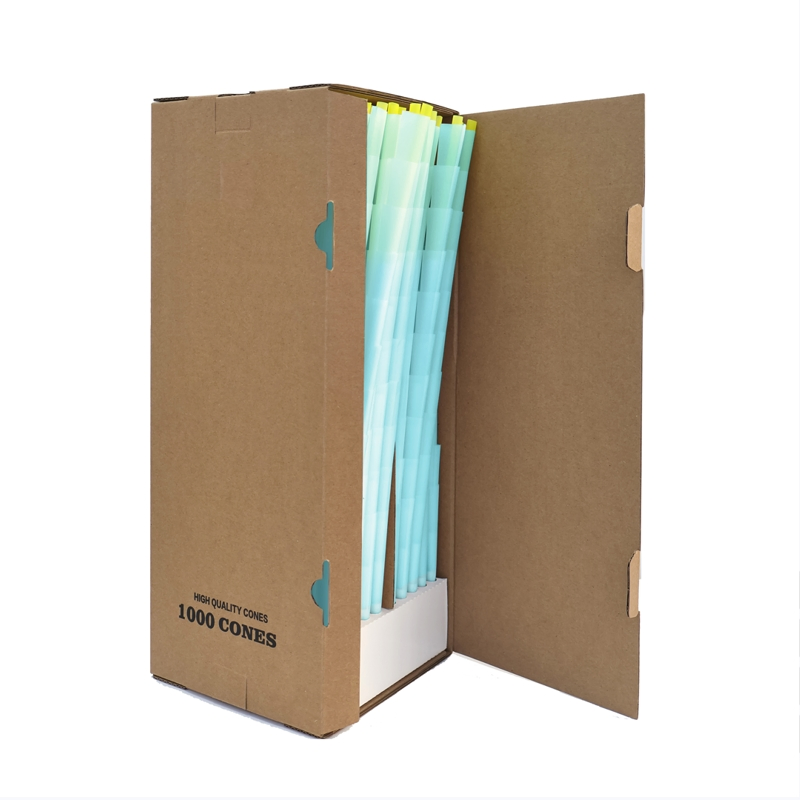 2025 Newest Custom Colorful 0.5g 1g Raw Wood Paper Preroll Cone