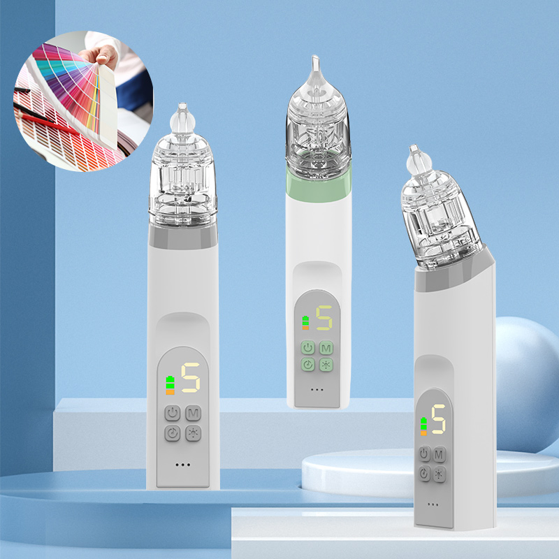 Electric Nose Cleaner Adjustable Suction Level Food Grade BPA-Free-Silicone-Nasal-Aspirator