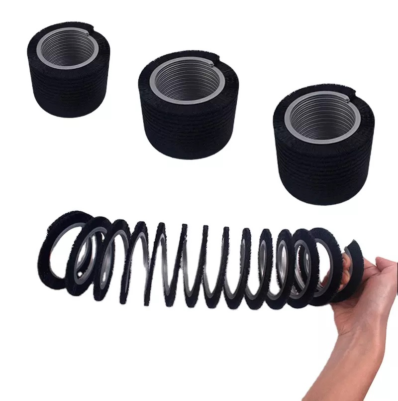 Спиральная щетка для очистки и полировки