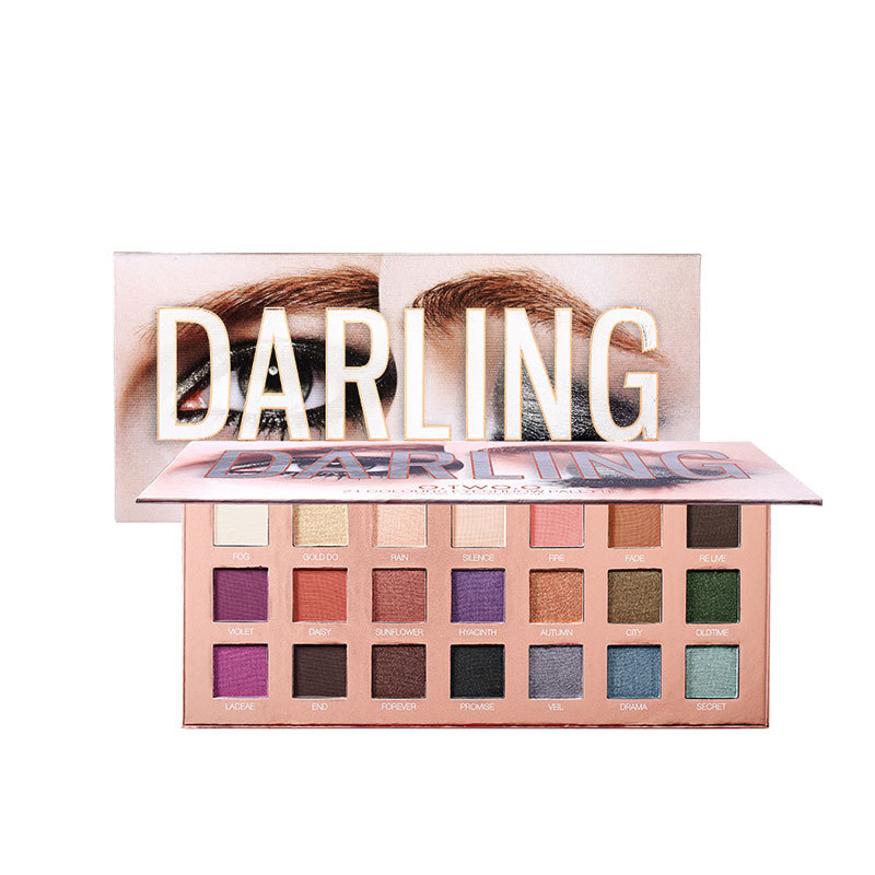 OEM Customized Make-up 21-Color Drama Dream Matte Pearlescent Glitter Long-Lasting Color Eyeshadow Palette