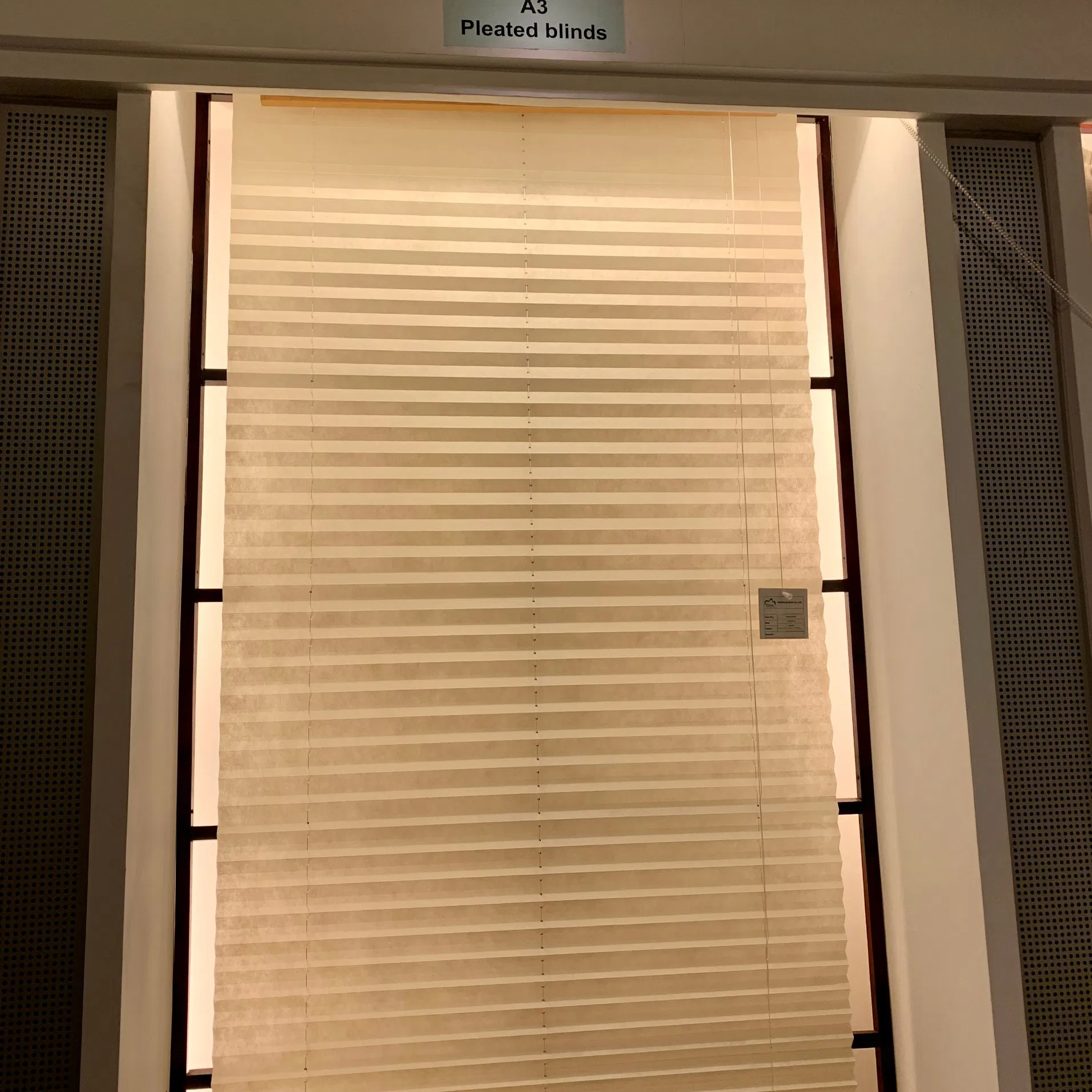 Factory Direct Sales Custom Pleated Blind Shades Window Plisse Blinds