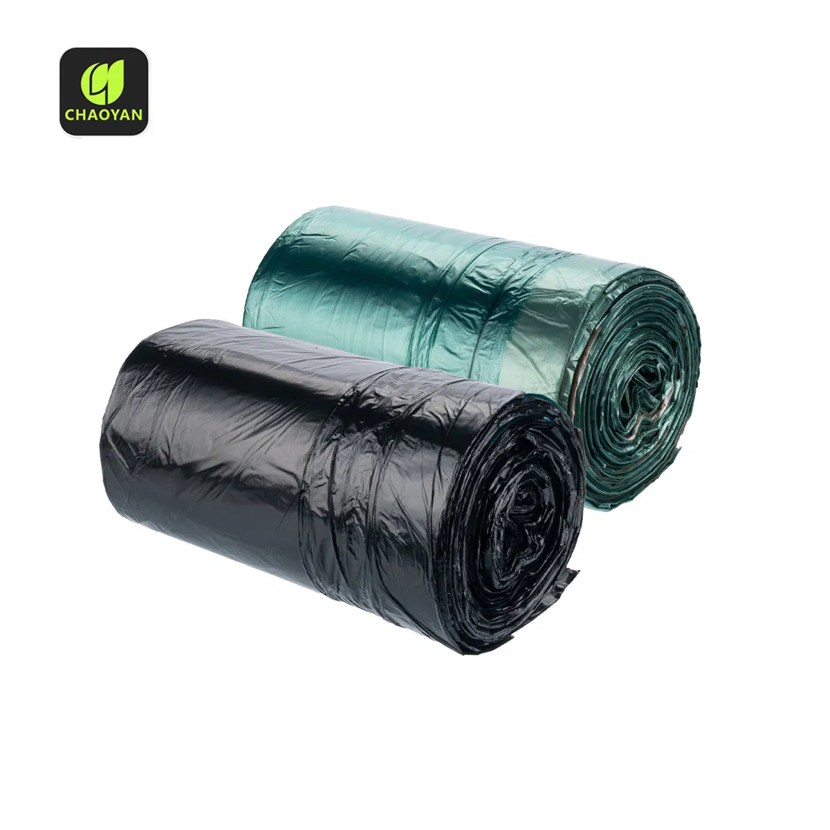 Мусорные пакеты 9 галлонов с логотипом, черные, усиленные