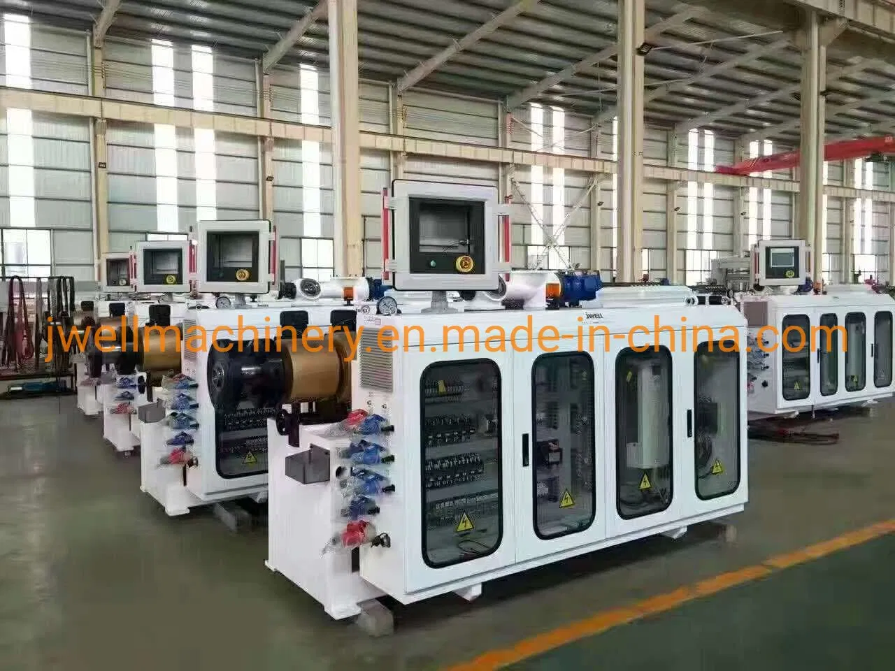 Jwell Plastic PVC Window Door Frame Profile Extrusion Machine