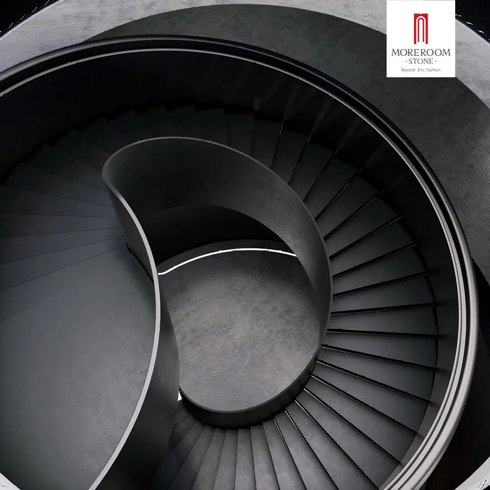 Big Size Sintered Stone Black Marble Tiles for TV Background Wall Design