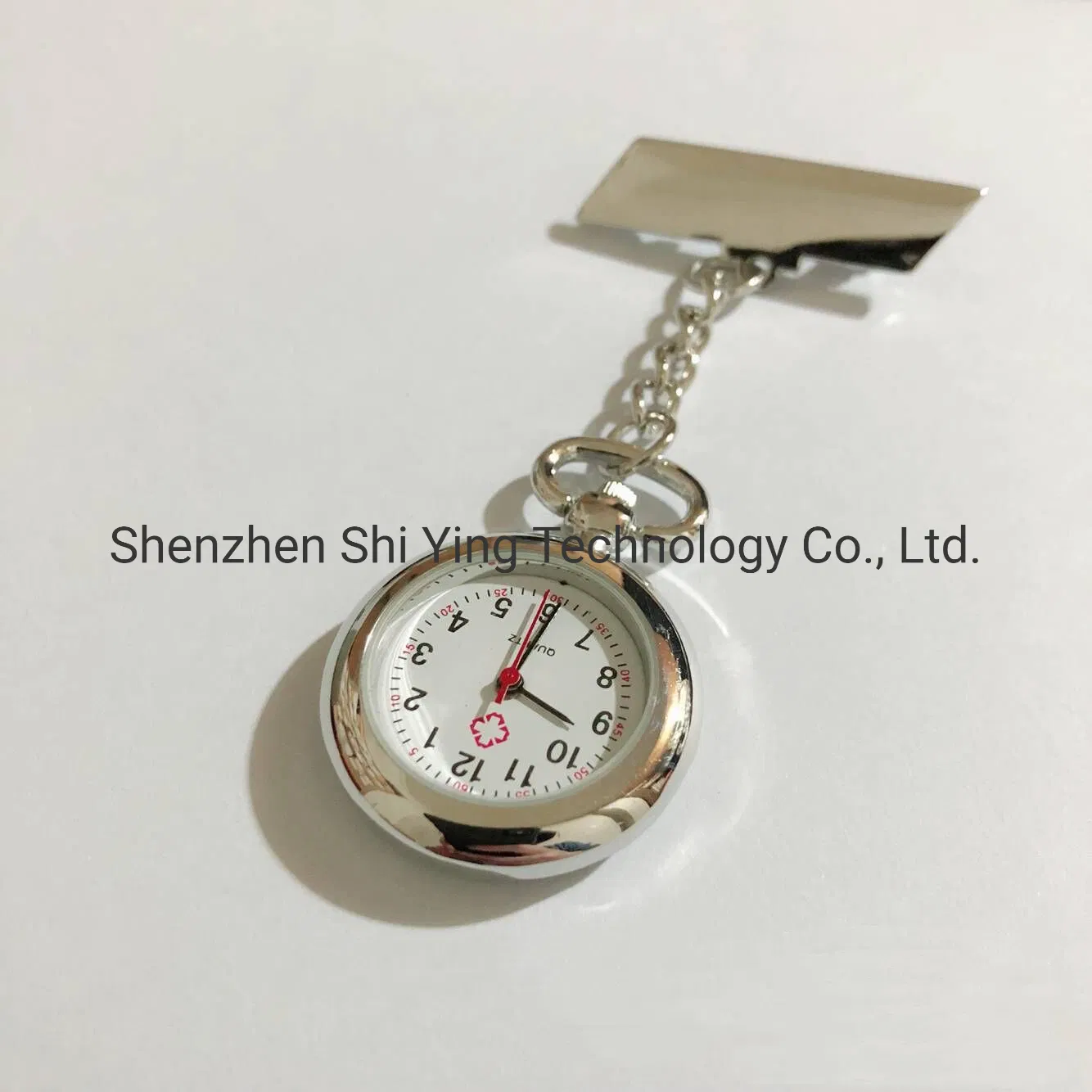Hot Sell Japan Quartz Movt Metal Fob Brooch Pin Nurse Watch Water Resisted