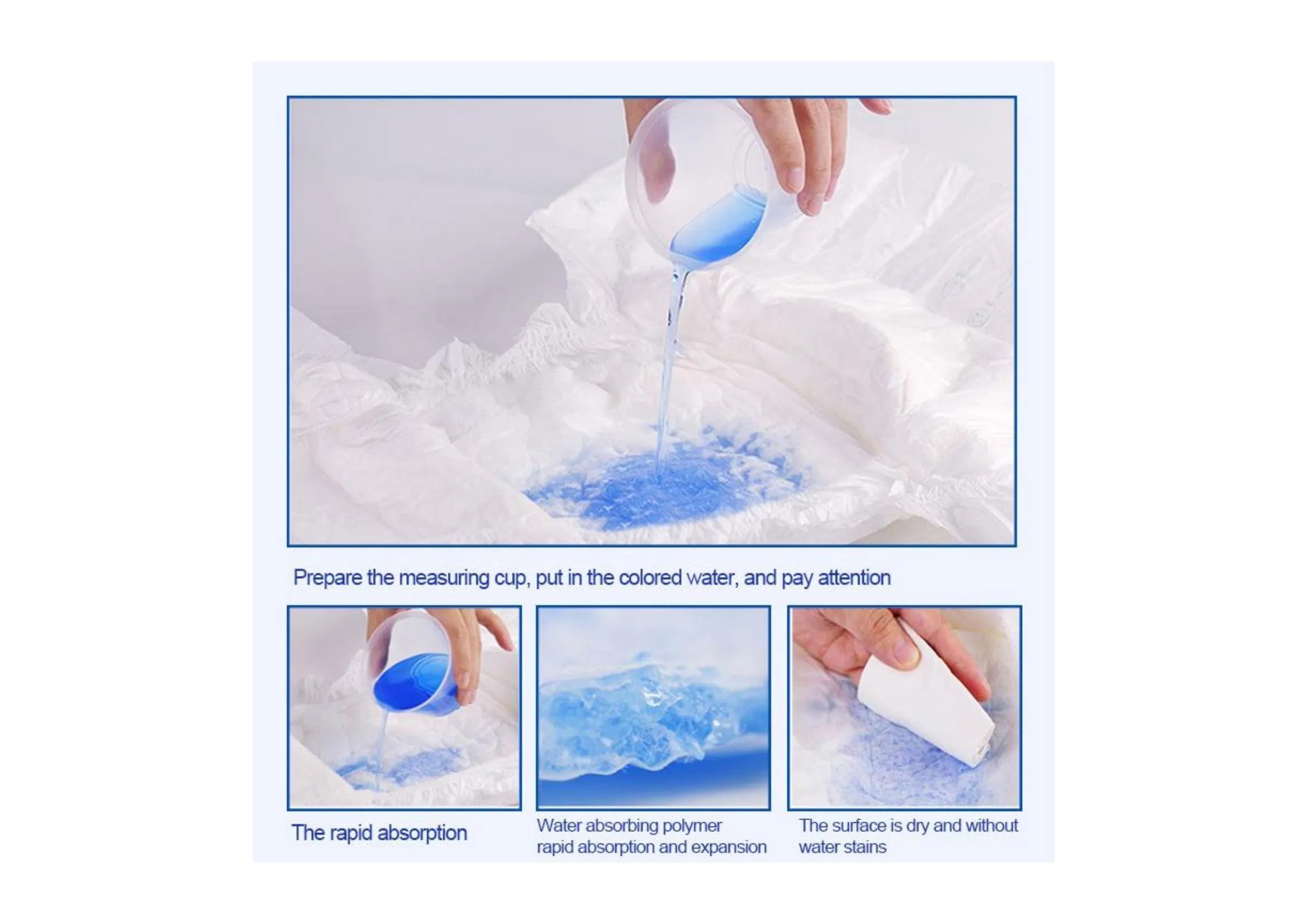 Adult Diapers Wholesale Print Diapers Thick Incontinence Pad