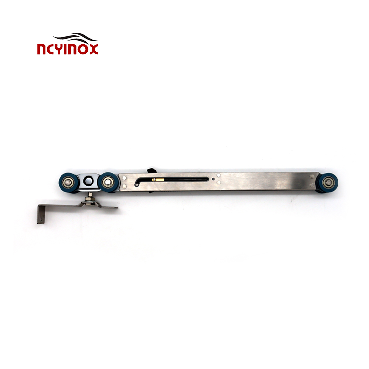 Hot Sale Stainless Steel Frameless Metal Sliding Glass Doors Hardware Set Shower Room Glass Sliding Door