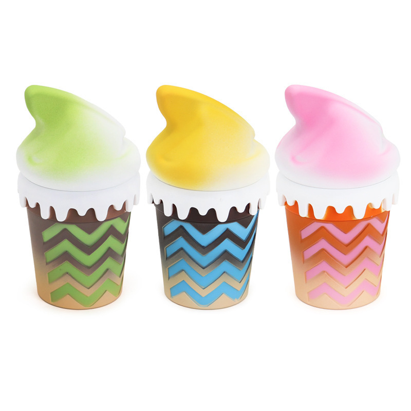 Colorful Ice Cream Cone Shapes Zinc Alloy Herb Grinder