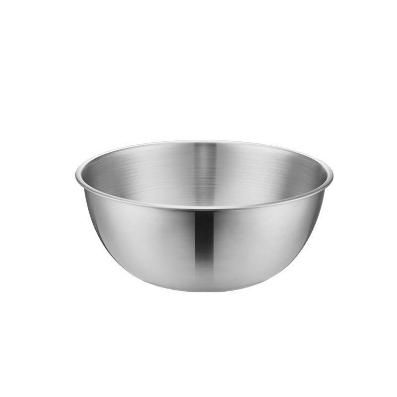 Stainless Steel Baking and Noodle Dish Mixing with Scale Rice Washing and Egg Making Basin