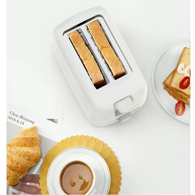 Electric Appliances Automatic Pop up Bread Machine 650W Breakfast 2 Slices Toaster