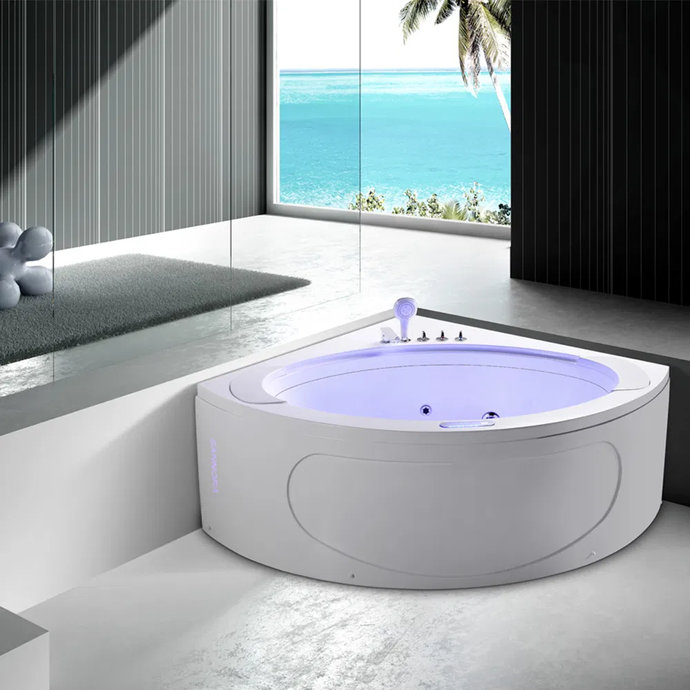 Угловая акриловая ванна на 2 персоны с гидромассажем