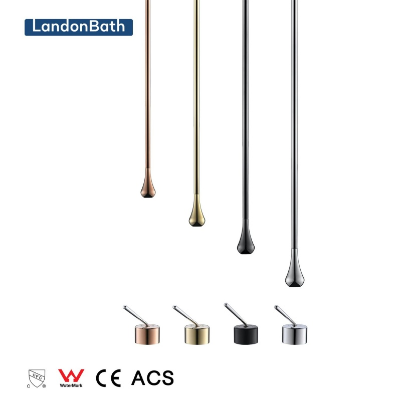 Ceiling Mounted Washbasin Basin Spout Drop Shape Hang Bathtub Faucet Mixer Tap Faucet