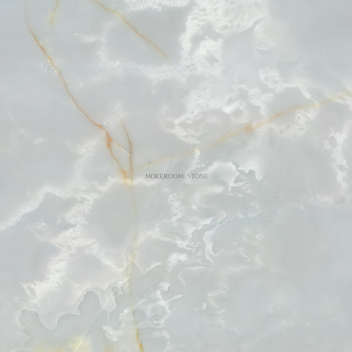 Керамогранитная плитка 800x800 мм белая оникс