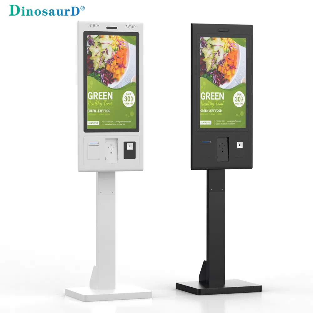 Burger Shop 21.5 24 27 32inch Android Catering Touch Food Ordering Terminal Self-Service Screen Restaurant Payment Kiosk