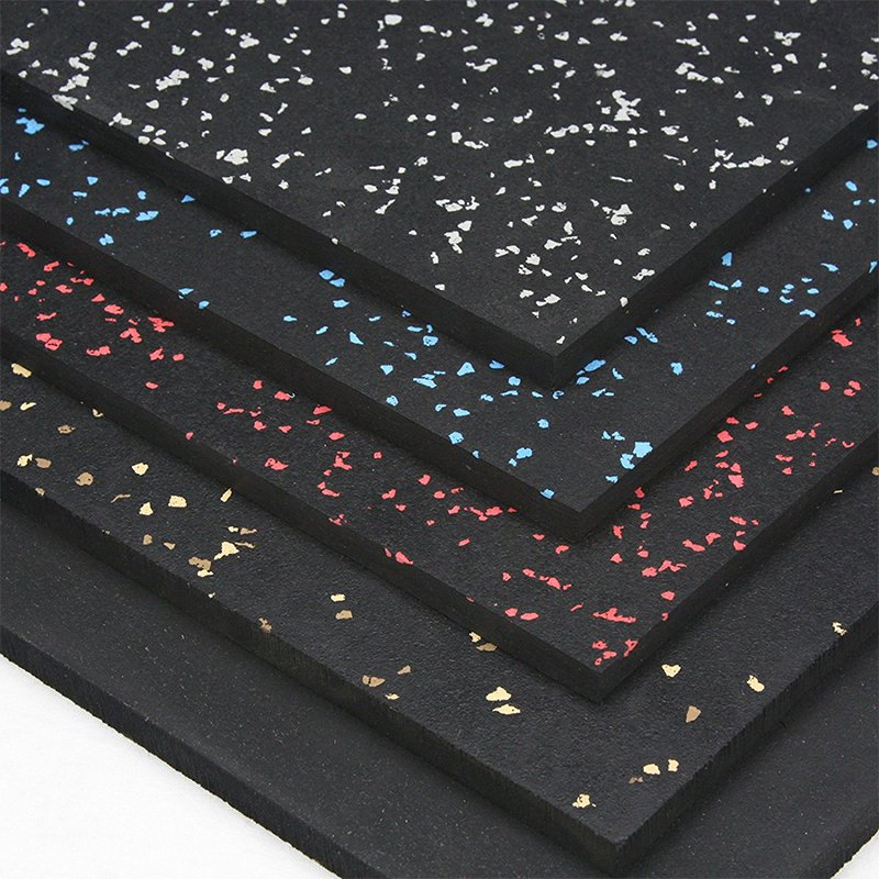 China Manufacturer Composite Rubber Flooring Rubber Tile Rubber Mat