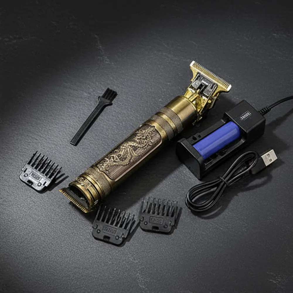Versatile Cordless Hair Clipper and Beard Trimmer for Stylish Men