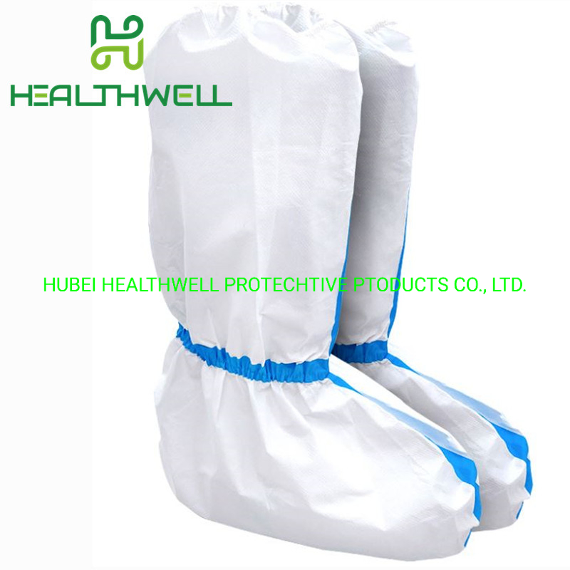 Waterproof Microporous Material Elastic Boot Covers with Anti-Skid Sole