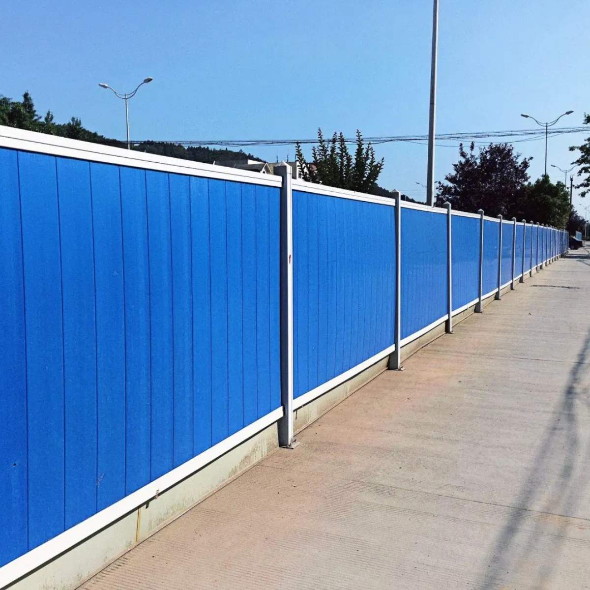 Quick Assembly Modular Site Hoarding Panel System Temporary Construction Fence for Easy Installation