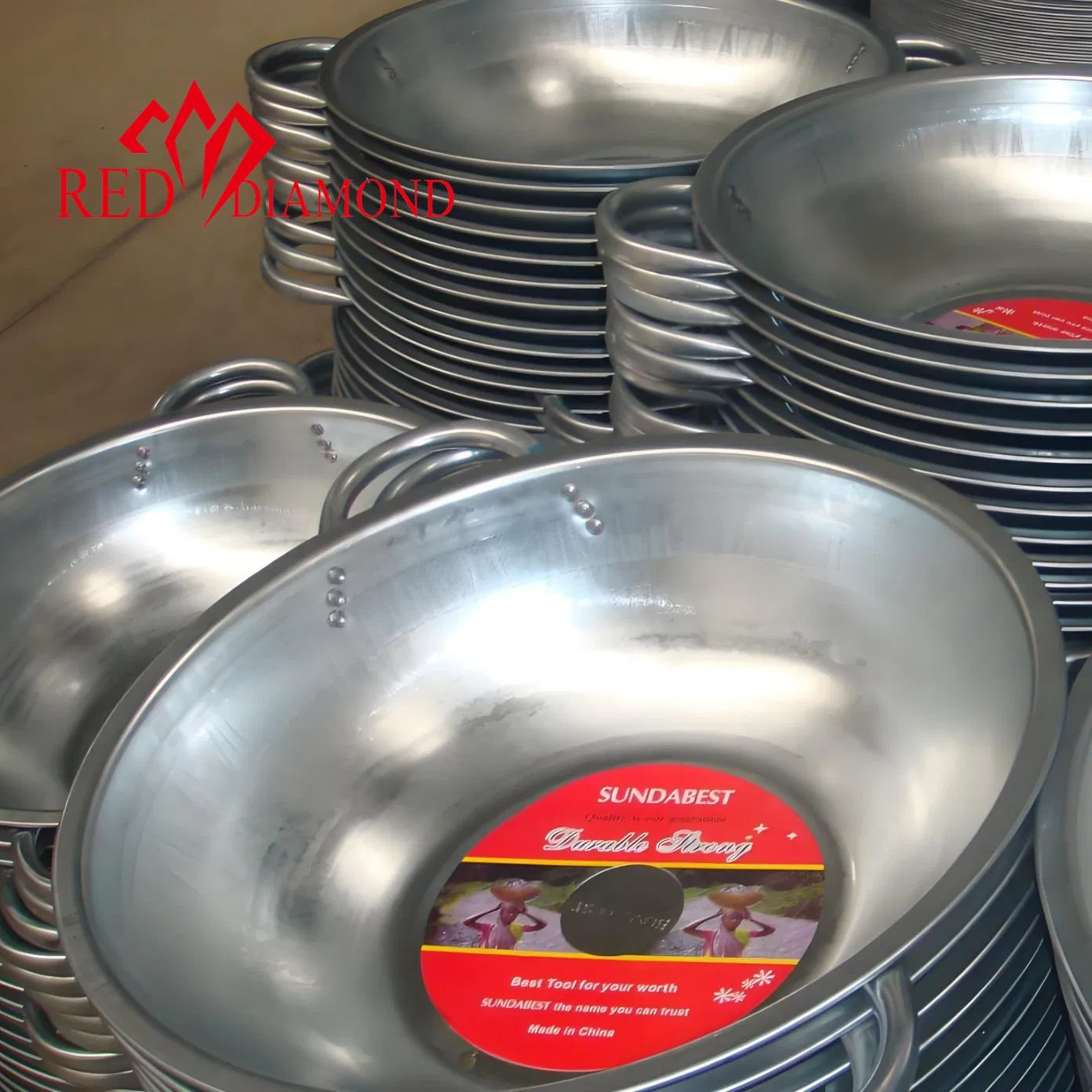 Head Pan Galvanized (1.4kg) for Africa Market
