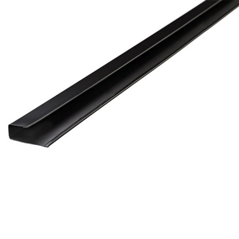 12FT Long White Black Aluminum J Trims for Soffits and Sidings