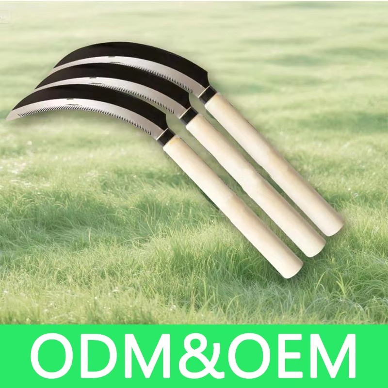 Hot Sale Industrial Grade Japanese Style Sharp Edge Brush Clearing Sickle