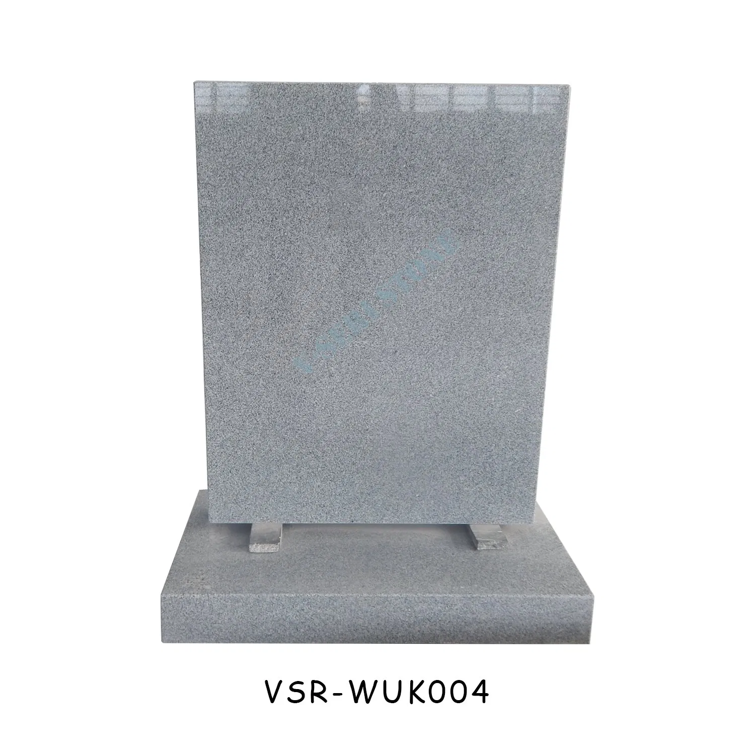 Simple Grave Markers Polished Upright Cemetery Headstones for UK Market