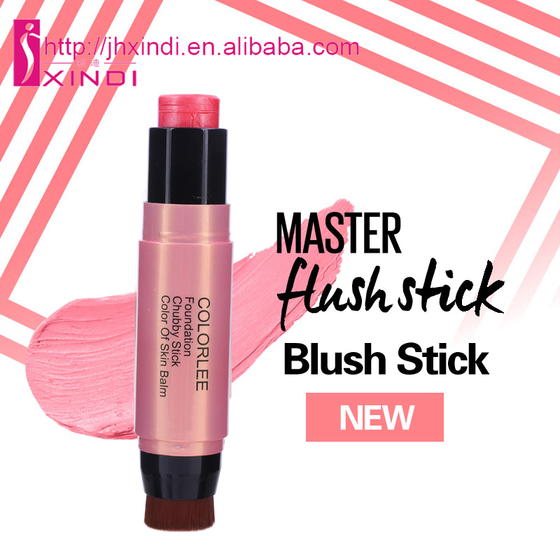 Makeup Rouge Stick Highlighter Blush Stick with Brush
