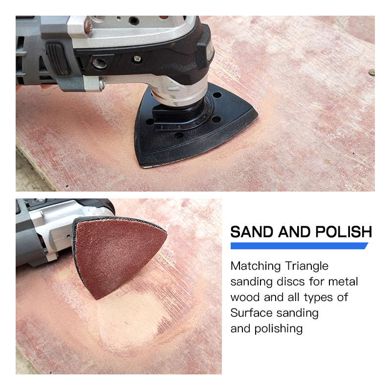 90mm Oscillating Sanding Paper with Multi Grits for Wood Finishing