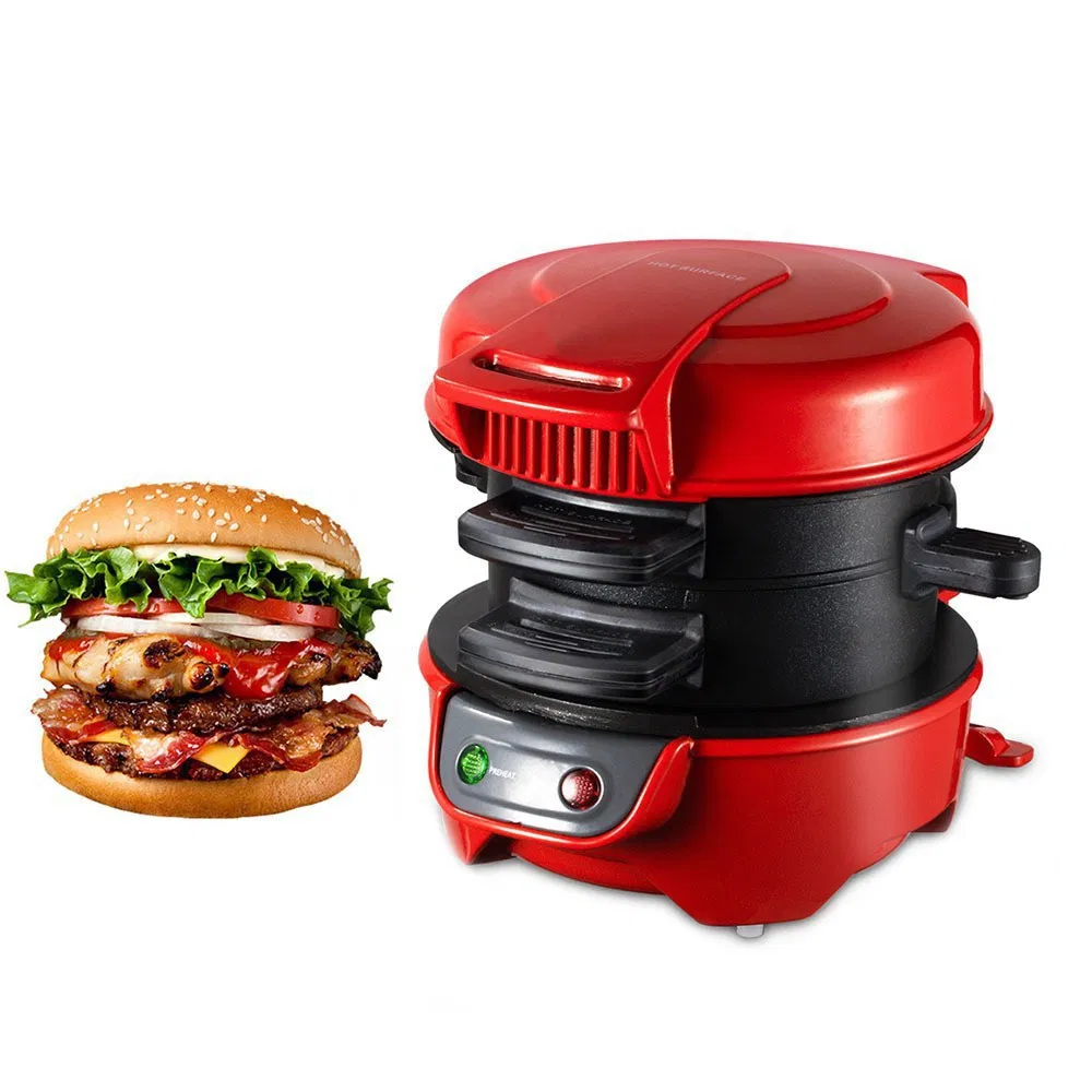 110V Multi-Function Burger Maker, Omelette Steak Maker, Breakfast Sandwich Maker