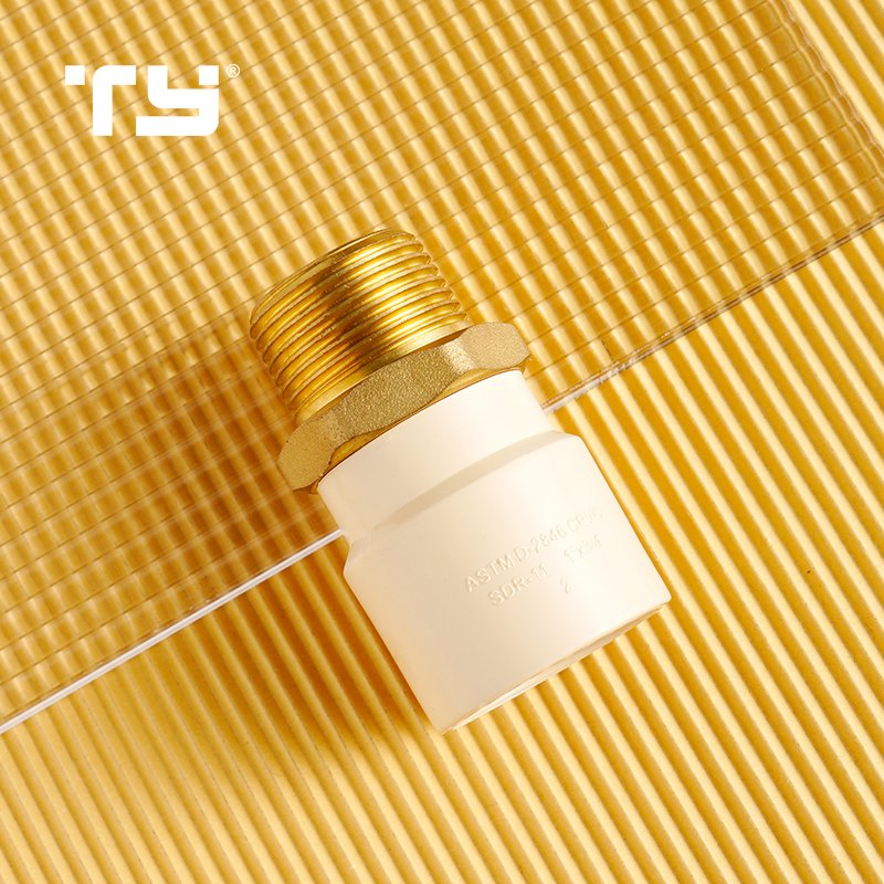 CPVC ASTM D2846 Standard Fittings Cap for Hot Cold Water Piping Systems