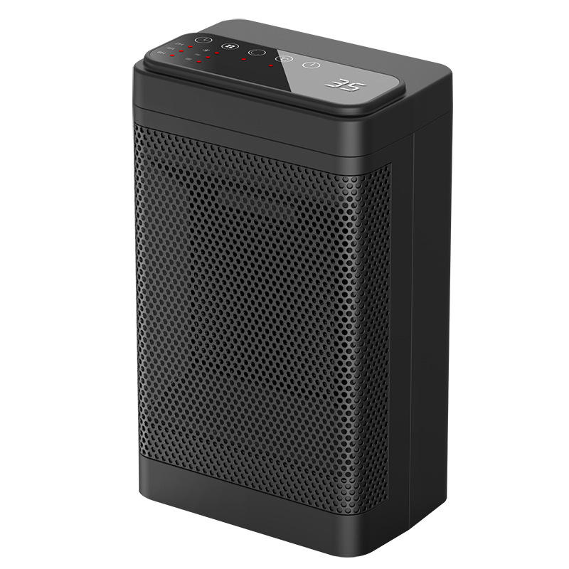 1200W Small Electric Space Heater Is Built with PTC Ceramic Technology for Fast, Efficient Heating, Perfect for Indoor Use in Homes and Offices.