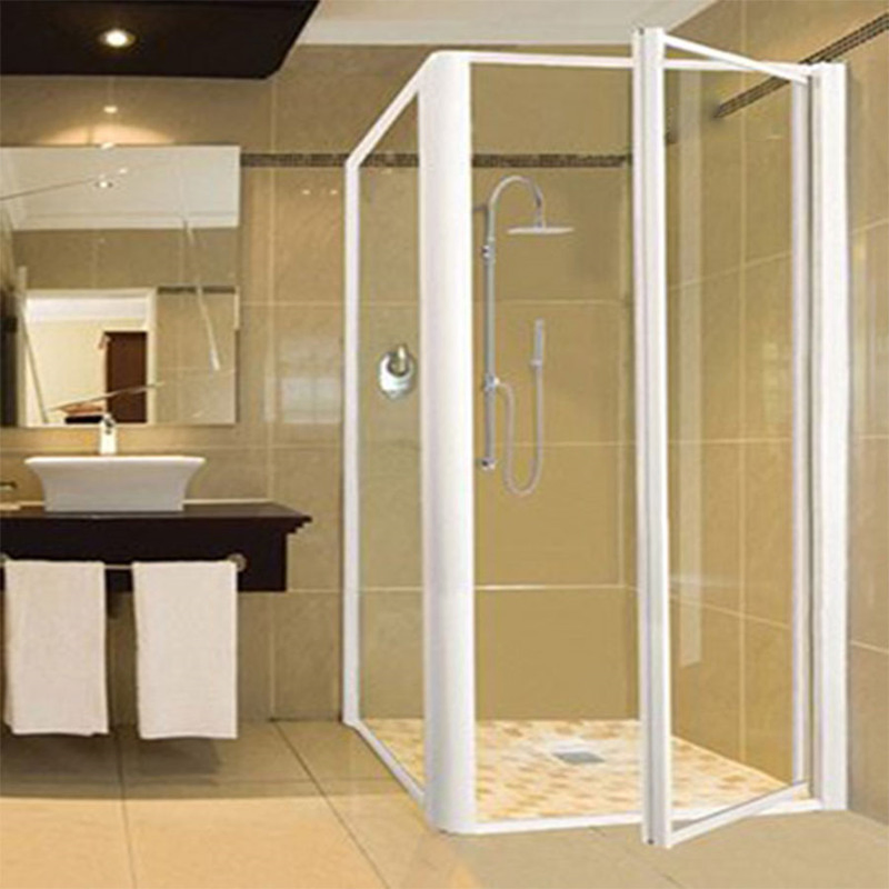 Shower Enclosure Tempered Glass Hot Selling Pivot Door Opening