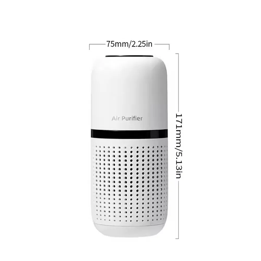 Portable Air Cleaner Purifier Desktop USB Rechargeable Fresh Air Car Air Purifier Households