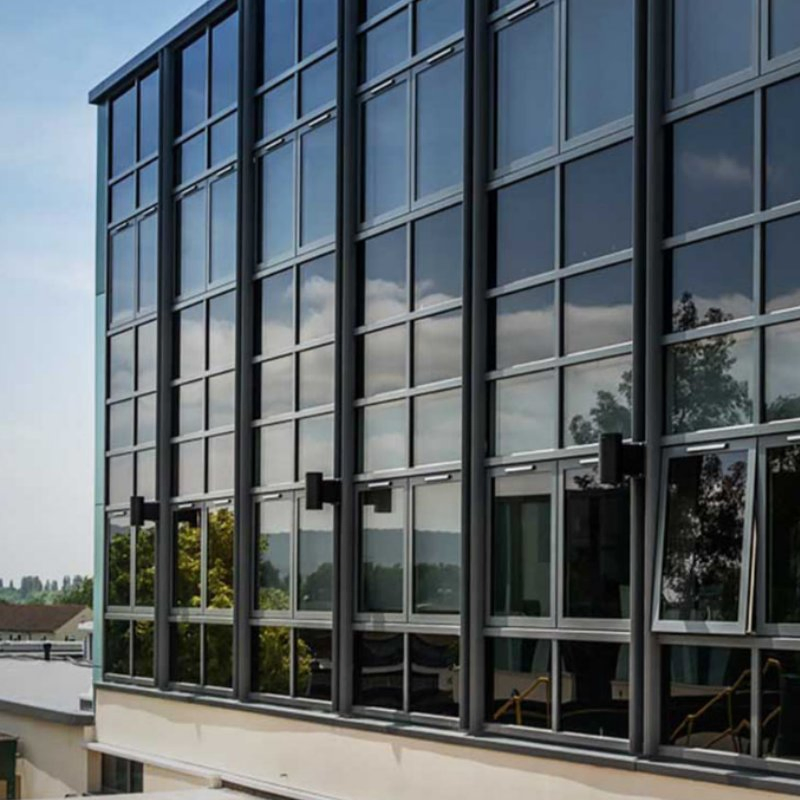 China Manufacturer Standard Aluminum Curtain Wall Double Glazed Building Material