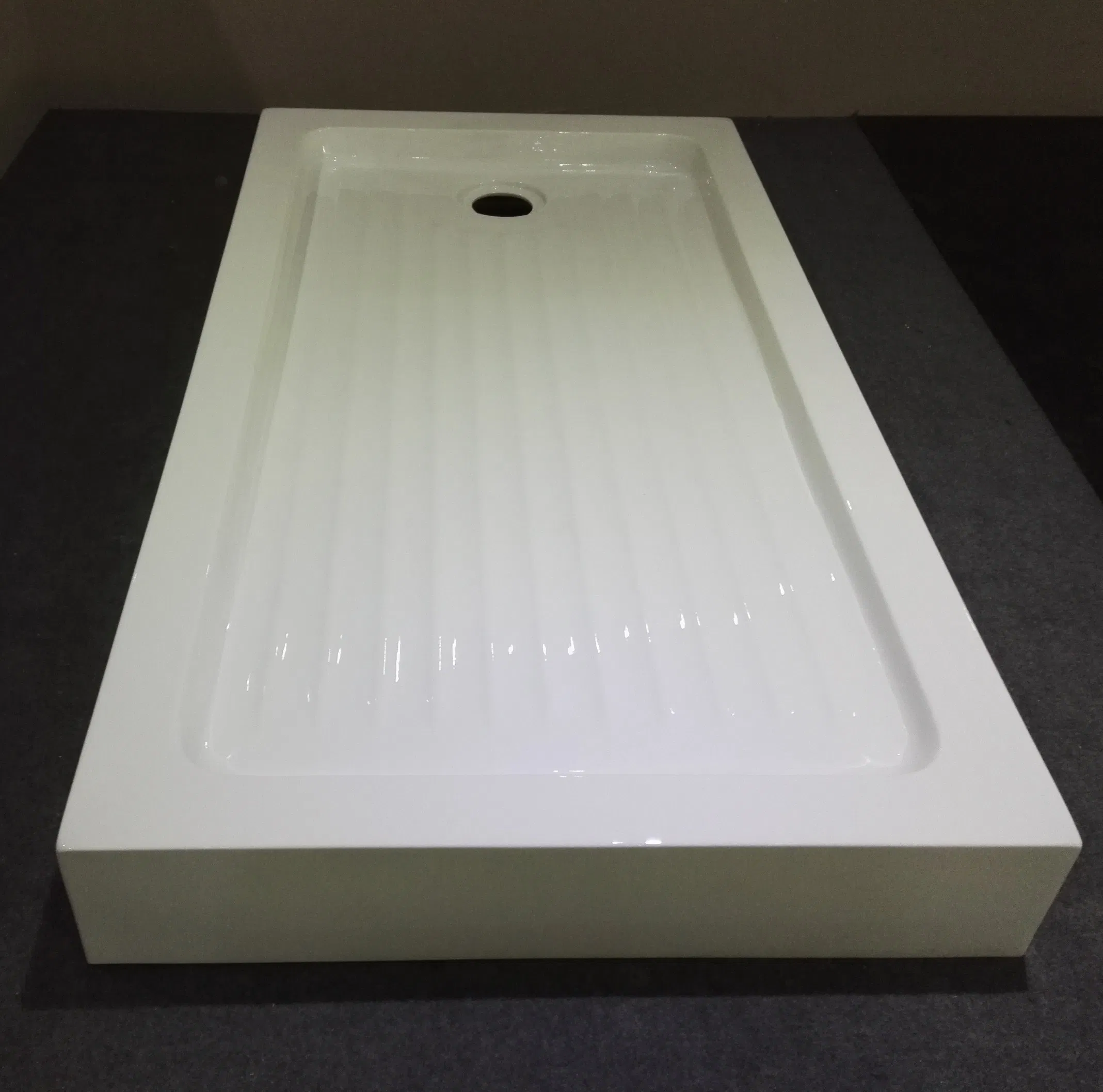 White ABS 1200 Rectangular Anti Slip Shower Tray