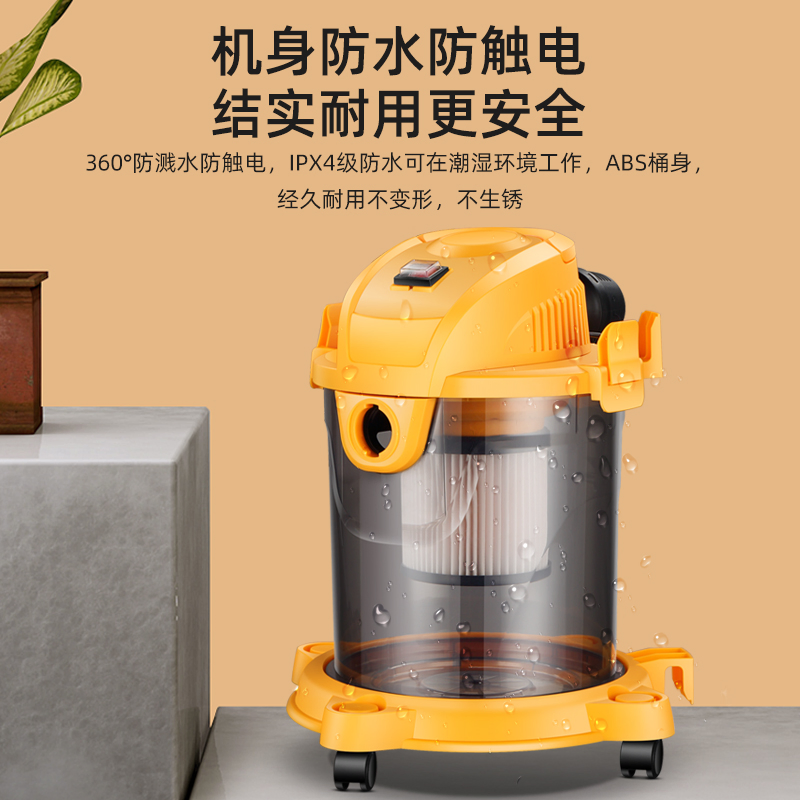 1000W Wet Dry Commercial Vacuum Cleaner 10.5L Machine Industrial Super Power Vacuum