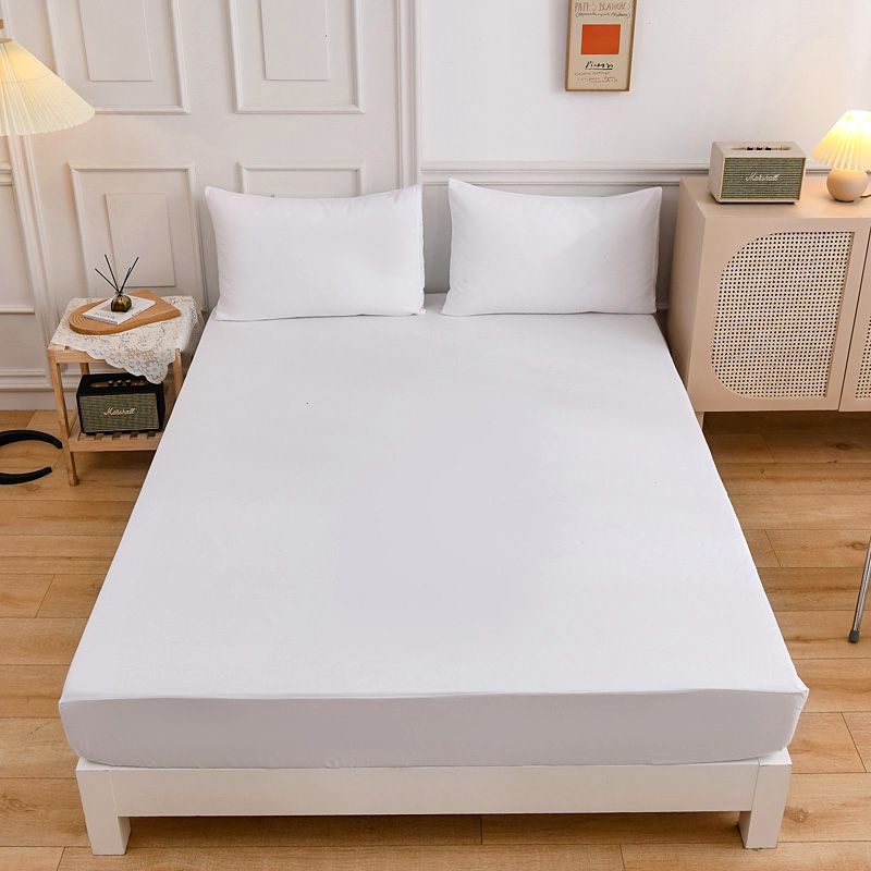 Solid Color Single Hat Pillowcase Home Textile Bedding Mattress Dust Cover