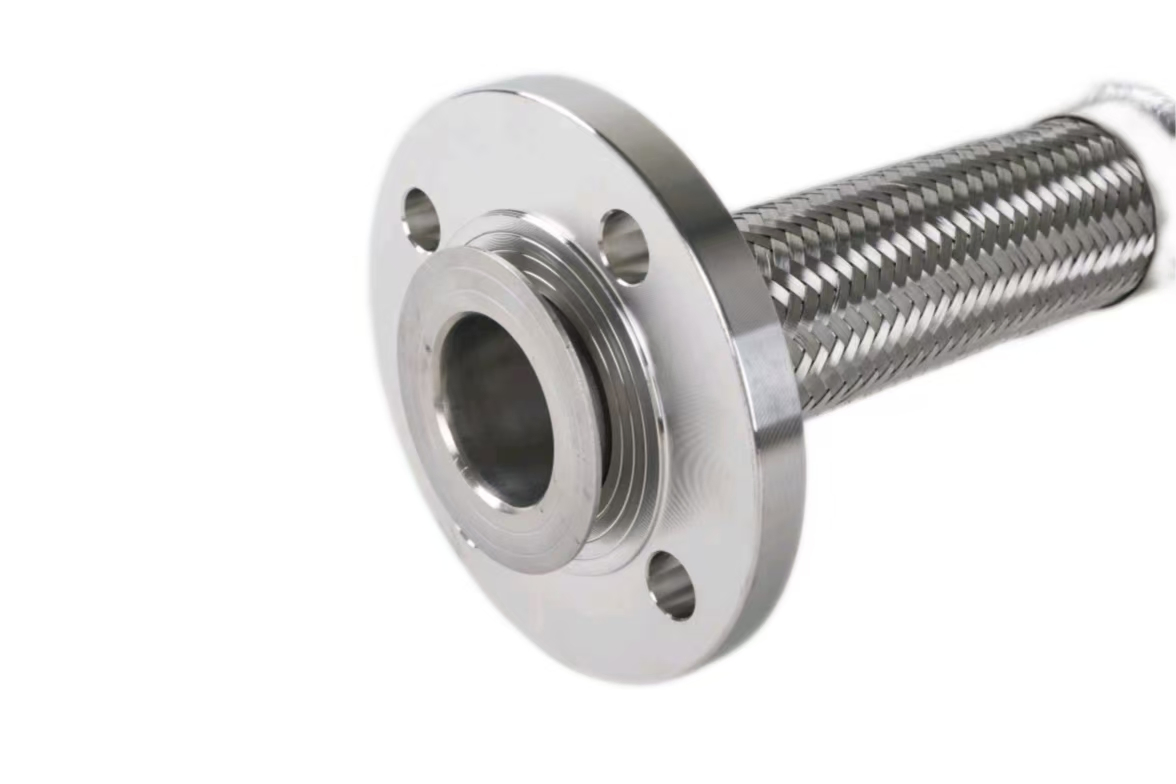 Фланцевая металлорукавная труба сварная/резьбовая